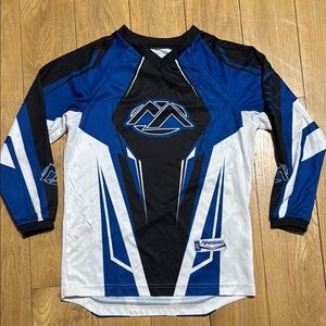 Marshall Blue and Black Motocross Jersey